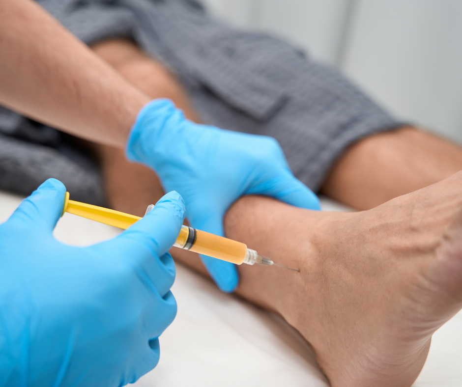 foot injection